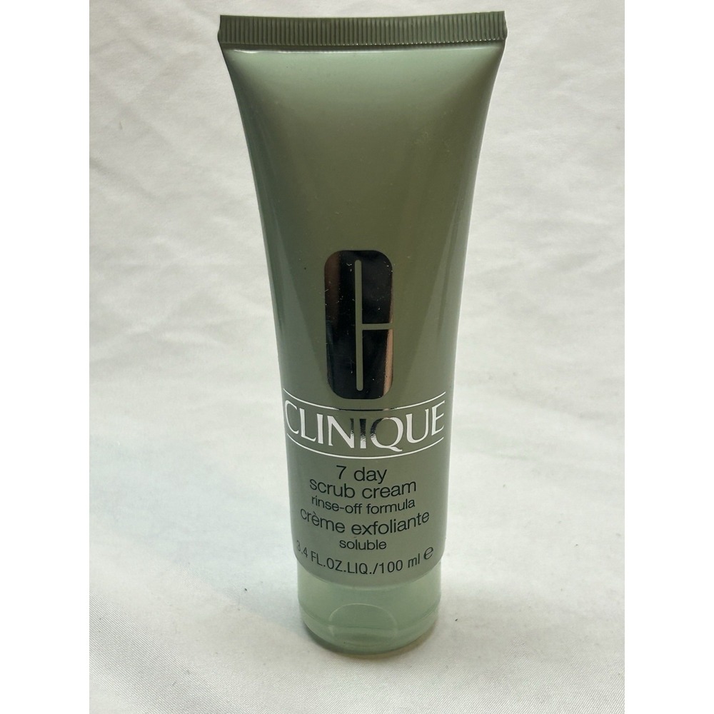 Clinique 7 Day Scrub Cream Rinse-Off Formula 3.4 oz Full Size